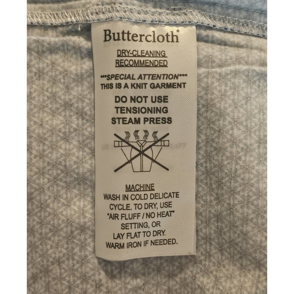 NEW Butter Cloth Icy Cotton Polo Shirt X-Large Blue Short Sleeve Golf Cosmic Sky - Picture 6 of 6